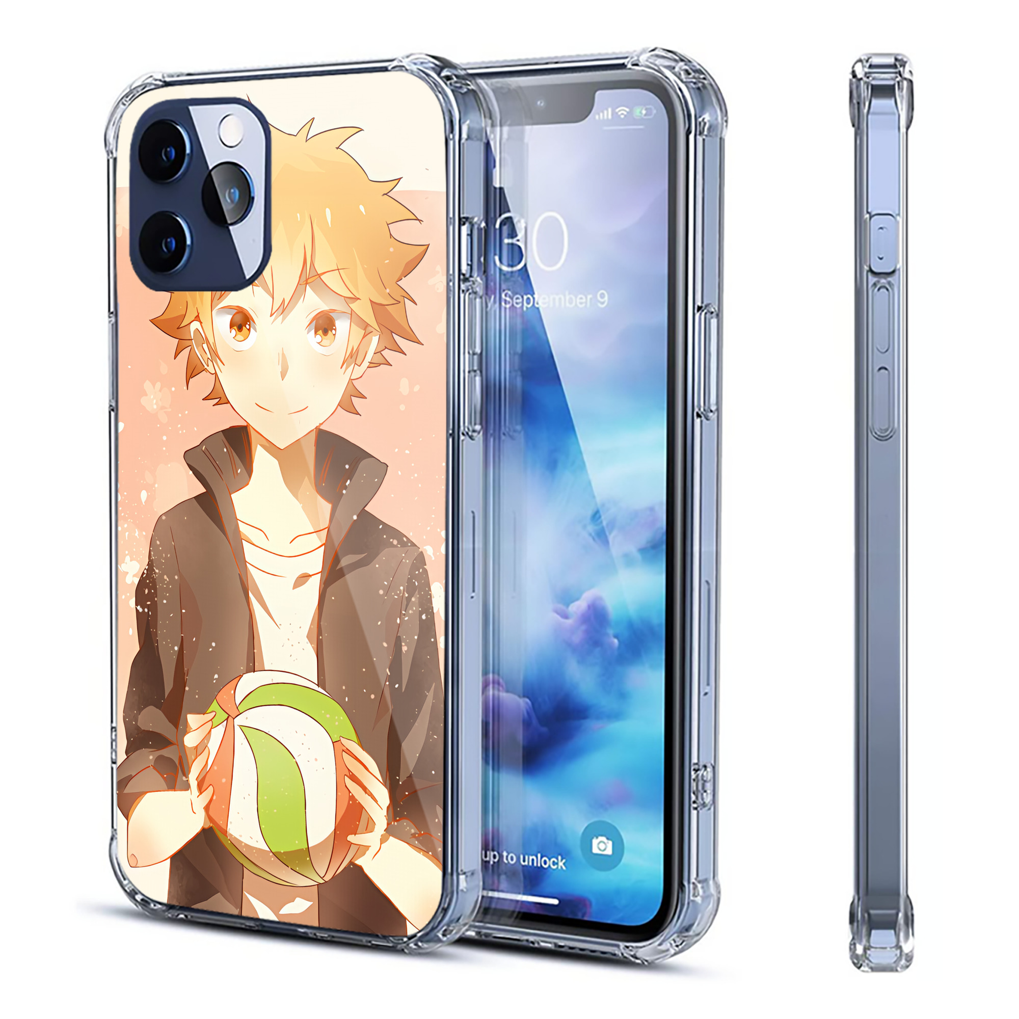 （画像用） ハイキュー!! Haikyu!! 【iPhone 12シリーズ対応】透明スマホケース（クリアソフトケース）